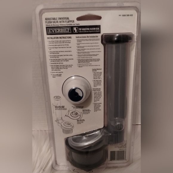 NWT Adjustable Universal Flush Valve With Flapper - Picture 6 of 7